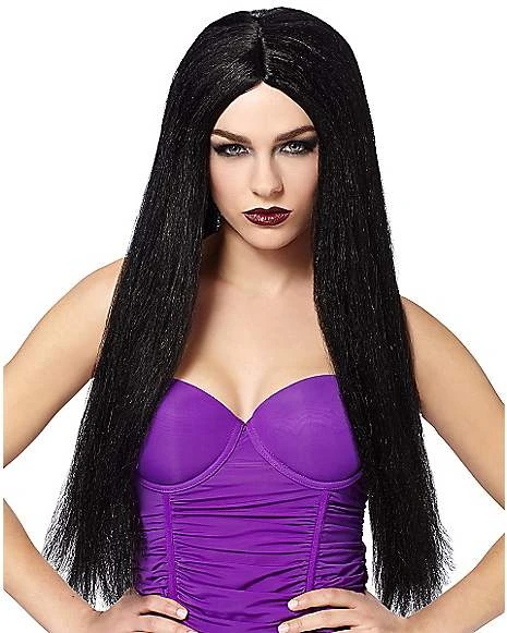 Long Black Witch Wig 3 Long Black Witch Wig