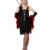 Adult Black Flapper Costume -Colin Costume Shop 00171363 a
