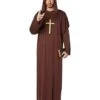 Adult Brown Monk Costume -Colin Costume Shop 00441014 a