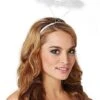 White Faux Marabou Halo -Colin Costume Shop 00569798 a