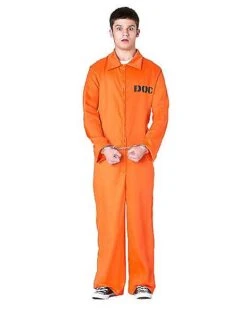 Adult Department Of Corrections Prisoner One Piece Costume 19 Adult Department Of Corrections Prisoner One Piece Costume -Colin Costume Shop 00580787 a
