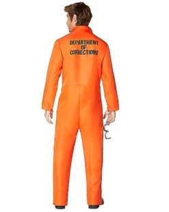 Adult Department Of Corrections Prisoner One Piece Costume 12 Adult Department Of Corrections Prisoner One Piece Costume -Colin Costume Shop 00580803 b