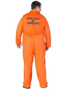 Adult Department Of Corrections Prisoner One Piece Costume 14 Adult Department Of Corrections Prisoner One Piece Costume -Colin Costume Shop 00580803 d