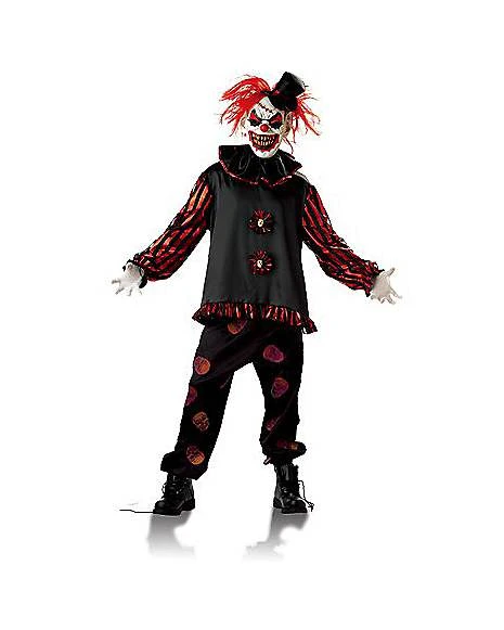 Adult Red Carver The Clown Costume 3 Adult Red Carver The Clown Costume