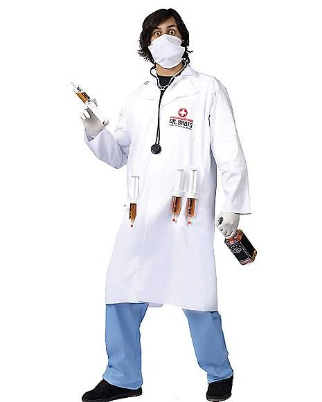 Adult Dr. Shots Doctor Costume 3 Adult Dr. Shots Doctor Costume