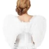White Faux Feather Wings -Colin Costume Shop 01039627 a