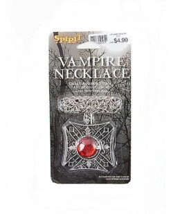 Classic Red Stone Necklace -Colin Costume Shop 01066521 c