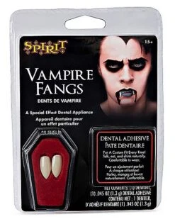 White Vampire Fangs -Colin Costume Shop 01097559 c