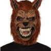 Animotion Brown Werewolf Full Mask -Colin Costume Shop 01107168 a