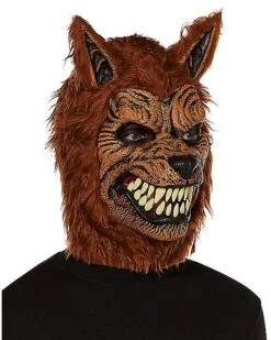 Animotion Brown Werewolf Full Mask -Colin Costume Shop 01107168 c