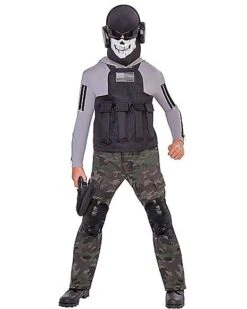 Kids Skull Commando Costume