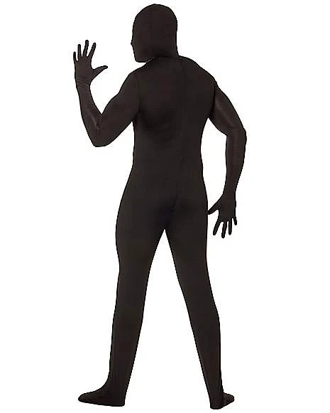 Adult Super Skins Black Zentai Skin Suit Costume 5 Adult Super Skins Black Zentai Skin Suit Costume - Image 3