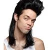 Black Mullet Wig -Colin Costume Shop 01179431 a