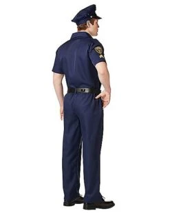 Adult Police Officer Costume - Deluxe -Colin Costume Shop 01221217 b