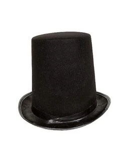 Tall Black Top Hat -Colin Costume Shop 01223684 c