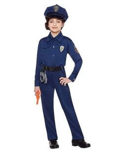 Kids Police Officer Costume -Colin Costume Shop 01226430 c