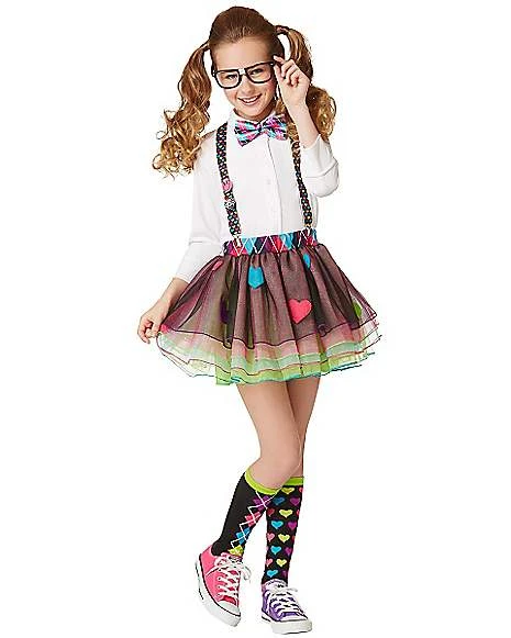Kids School Nerd Tutu 3 Kids School Nerd Tutu