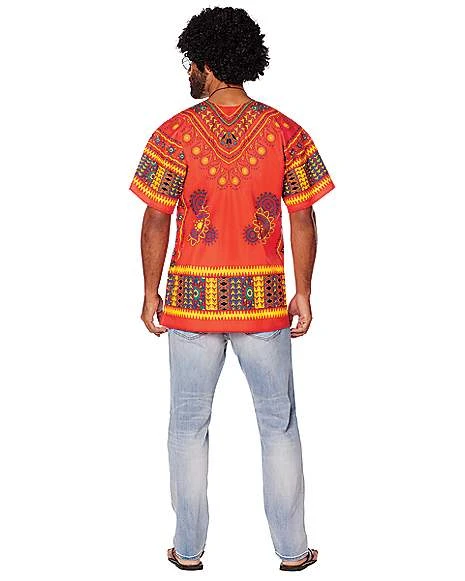 Adult Hippie Shirt Costume 4 Adult Hippie Shirt Costume - Image 2