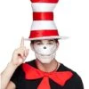 Cat In The Hat Top Hat Deluxe - Dr. Seuss -Colin Costume Shop 01253376 a