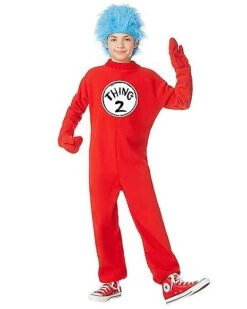 Kids Thing 1 And Thing 2 One Piece Costume - Dr. Seuss -Colin Costume Shop 01254069 c
