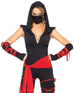 Adult Deadly Ninja Jumpsuit Costume -Colin Costume Shop 01256981 f