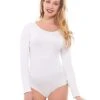 Long Sleeve White Bodysuit -Colin Costume Shop 01263821 a