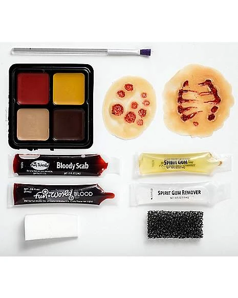 Zombie Makeup Kit - Deluxe 3 Zombie Makeup Kit - Deluxe