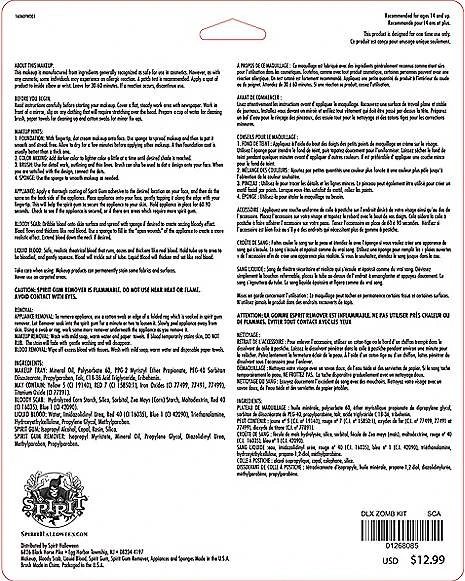 Zombie Makeup Kit - Deluxe 5 Zombie Makeup Kit - Deluxe - Image 3