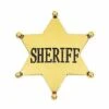 Western Sheriff Gold Badge -Colin Costume Shop 01272533 a
