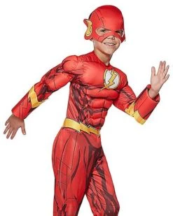 Kids Flash Costume Deluxe - DC Comics -Colin Costume Shop 01274984 c