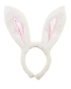 White Bunny Ears -Colin Costume Shop 01277953 c