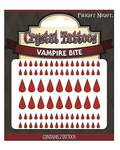 Vampire Bite Temporary Tattoos 3 Vampire Bite Temporary Tattoos