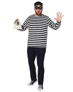 Adult Burglar Costume -Colin Costume Shop 01297035 a