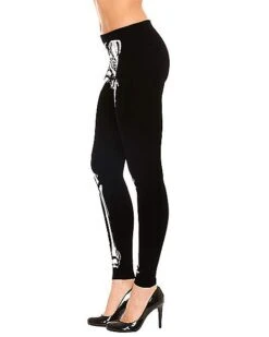 Skeleton Leggings -Colin Costume Shop 01307487 c