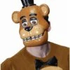 Freddy Fazbear Half Mask - Five Nights At Freddy's
