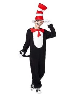 Kids Cat In The Hat Costume - Dr. Seuss -Colin Costume Shop 01332584 b