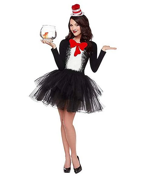 Adult Cat In The Hat Tutu Dress - Dr. Seuss 4 Adult Cat In The Hat Tutu Dress - Dr. Seuss - Image 2
