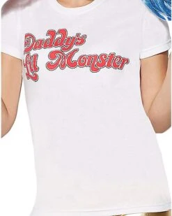 Daddys Lil Monster T Shirt - Suicide Squad -Colin Costume Shop 01339092 c