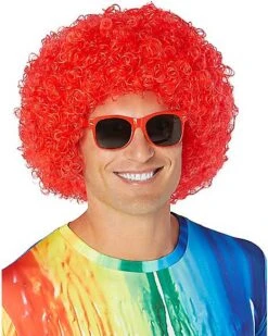 Red Curly Wig -Colin Costume Shop 01340272 c
