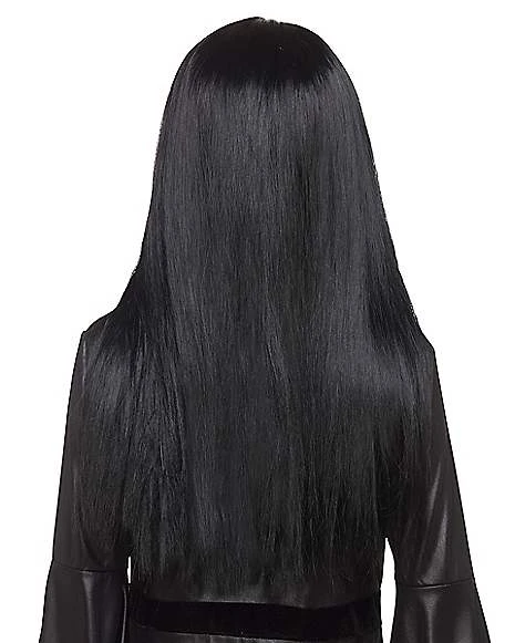 Kids Black Witch Wig 4 Kids Black Witch Wig - Image 2