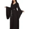 Adult Black Hooded Dress -Colin Costume Shop 01346998 a