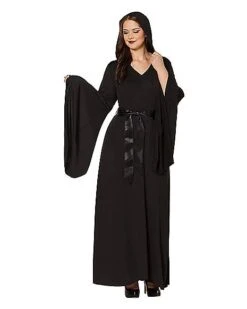 Adult Black Hooded Dress -Colin Costume Shop 01346998 c