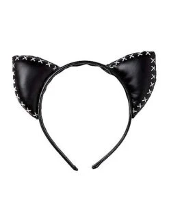 Stitched Cat Ear Headband -Colin Costume Shop 01348077 d