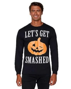 Let's Get Smashed Long Sleeve T Shirt -Colin Costume Shop 01353580 a