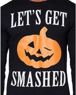 Let's Get Smashed Long Sleeve T Shirt -Colin Costume Shop 01353580 c