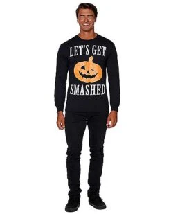 Let's Get Smashed Long Sleeve T Shirt -Colin Costume Shop 01353580 d