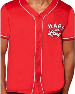 Hard And Long Baseball T-Shirt -Colin Costume Shop 01356815 c