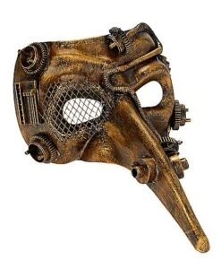 Steampunk Plague Doctor Half Mask -Colin Costume Shop 01361815 b