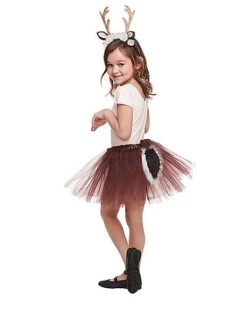 Kids Faux Fur Deer Costume Kit