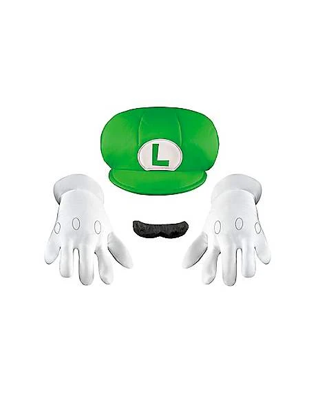 Kids Luigi Costume Kit - Nintendo 4 Kids Luigi Costume Kit - Nintendo - Image 2